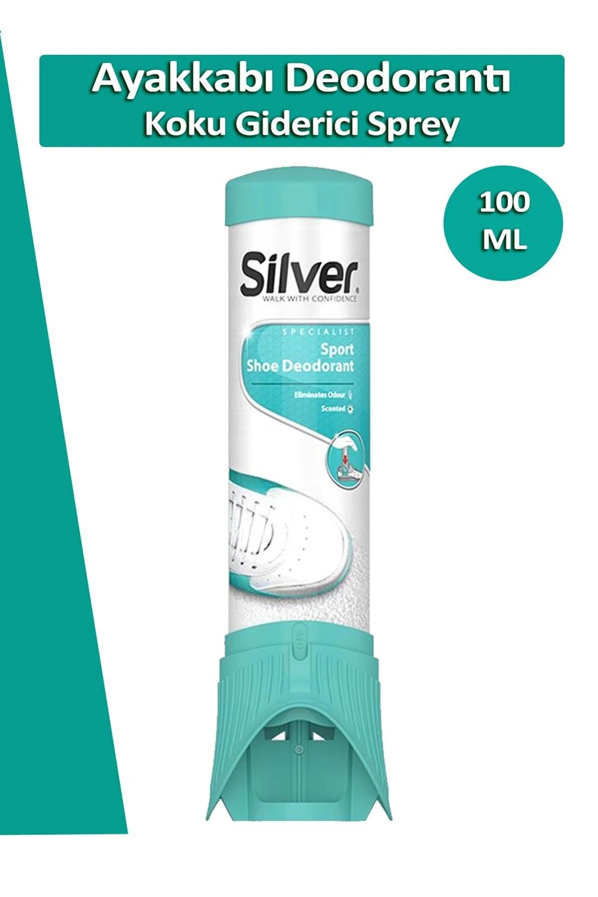 Silver Ayak ve Ayakkabı Koku Giderici Sprey 100 ml